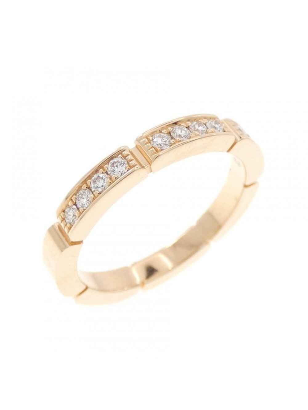 Cartier Maillon Panthere Half Diamond Ring